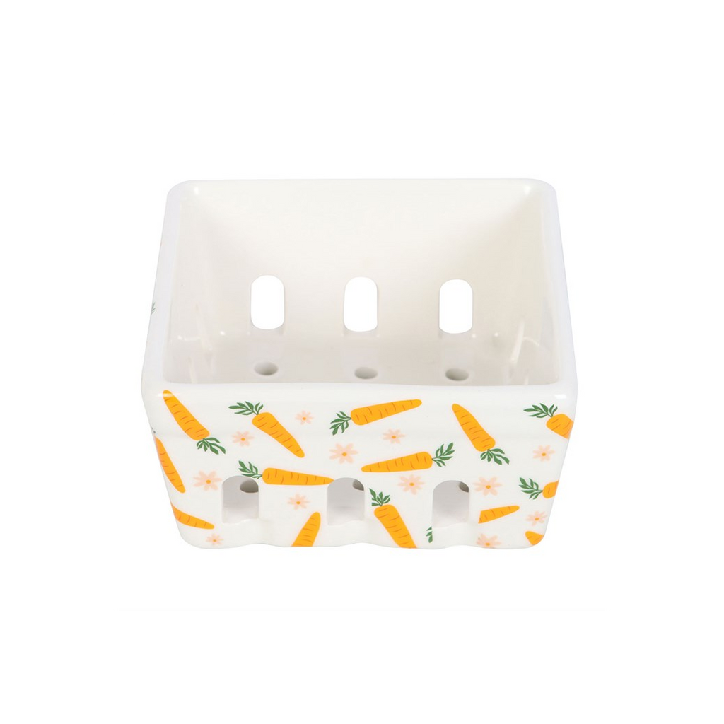 Carrot Patch Ceramic Berry Basket | Tableware