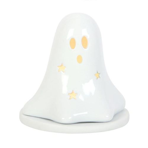 Ceramic Ghost Tealight and Incense Cone Holder | Inspired Creative Gifts | UK Supplier
