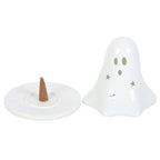 Ceramic Ghost Tealight and Incense Cone Holder | Inspired Creative Gifts | UK Supplier