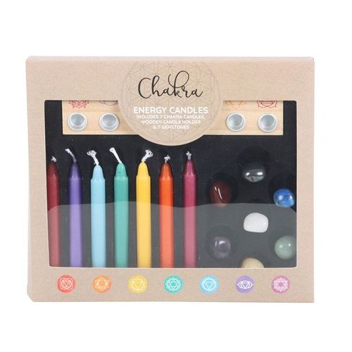 Chakra Energy Candle and Crystal Gift Set | Candles | Inspired Creative Gifts