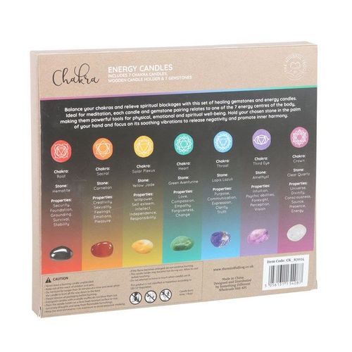 Chakra Energy Candle and Crystal Gift Set | Candles | Inspired Creative Gifts