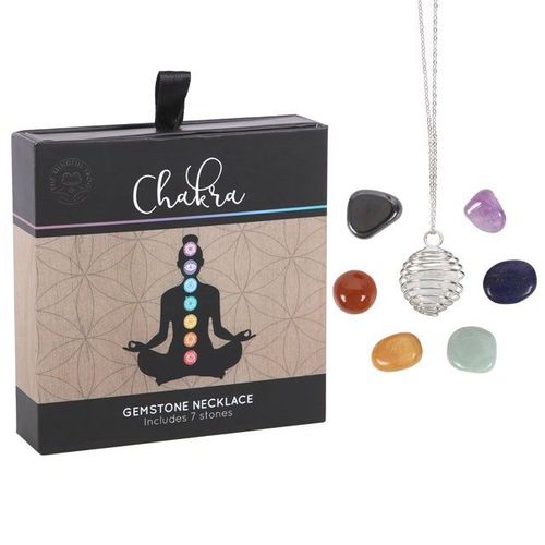 Chakra Gemstone Crystal Necklace Kit | Inspired Creative Gifts | UK Supplier