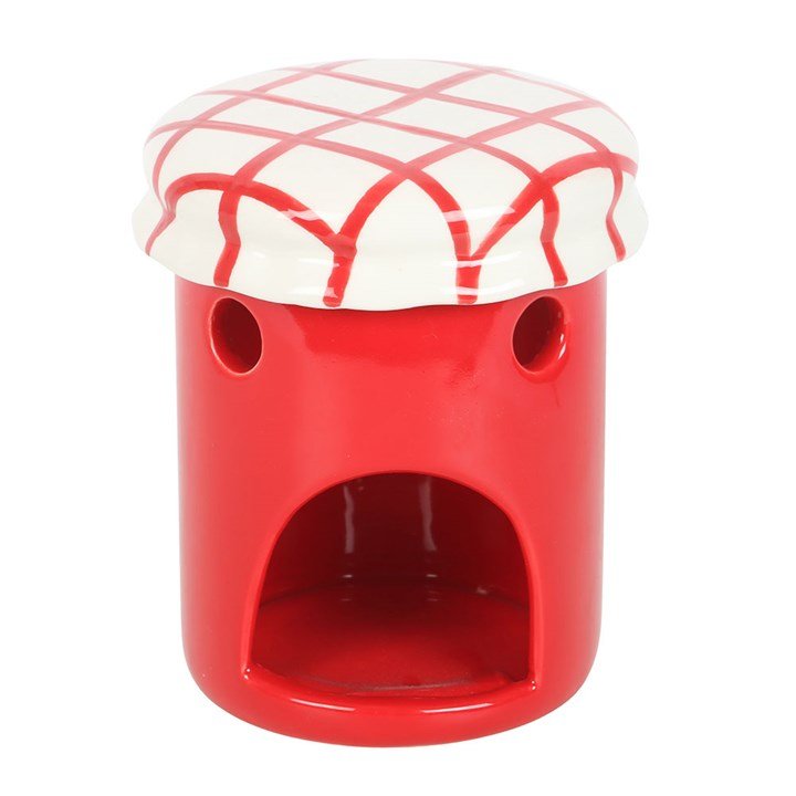 Cherry Jam Jar Oil Burner and Wax Warmer | Inspired Creative Gifts | UK Supplier