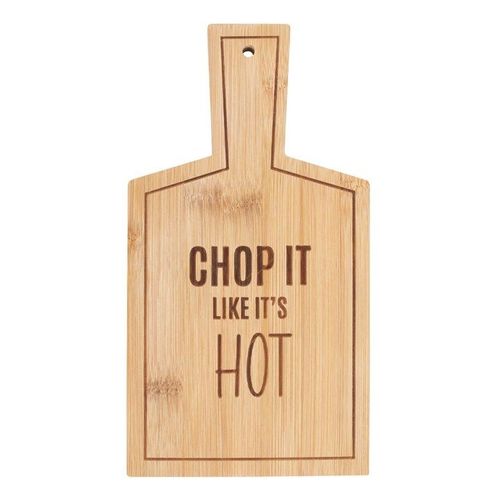 Chop It Like It's Hot Bamboo Serving Board | Inspired Creative Gifts | UK Supplier