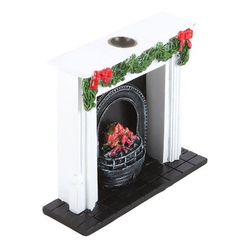 Christmas Fireplace Backflow Incense Burner | Inspired Creative Gifts | UK Supplier