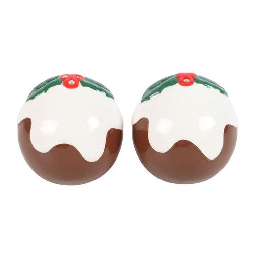 Christmas Pudding Salt and Pepper Shakers | Inspired Creative Gifts | UK Supplier