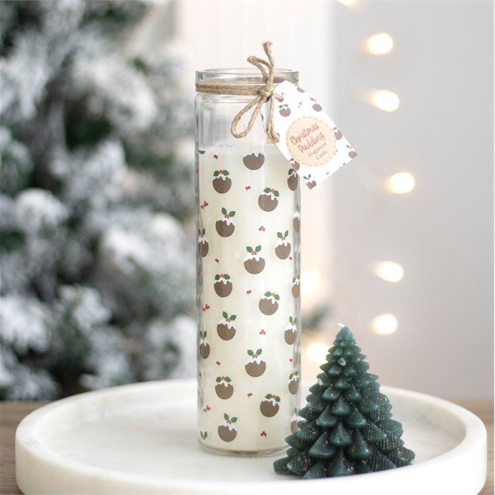 Christmas Pudding Scented Advent Tube Candle | Inspired Creative Gifts | UK Supplier