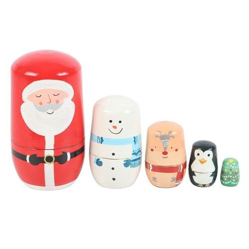 Christmas Russian Nesting Doll Set | Ornaments | Inspired Creative Gifts