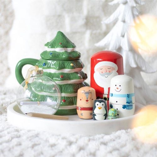 Christmas Russian Nesting Doll Set | Inspired Creative Gifts | UK Supplier