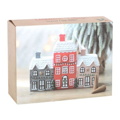 Christmas Village Incense Cone Holder | Inspired Creative Gifts | UK Supplier