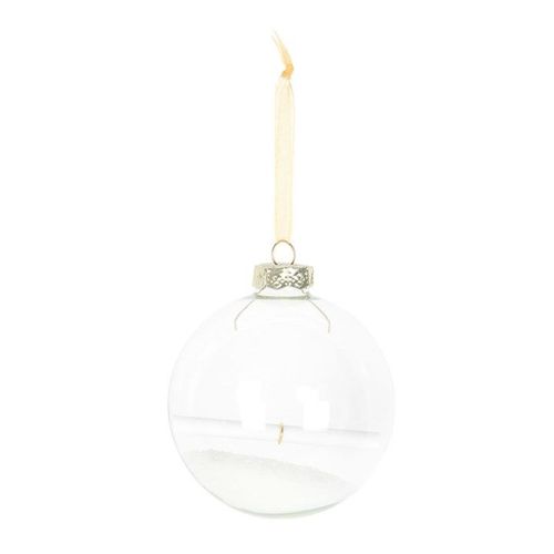 Christmas Wish Hanging Glass Bauble | Inspired Creative Gifts | UK Supplier
