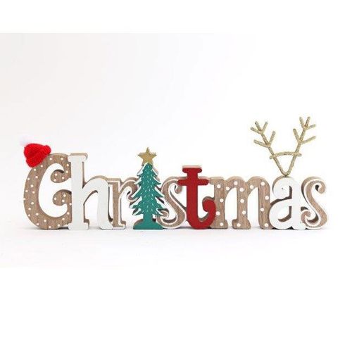 Christmas Word Ornament | Inspired Creative Gifts | UK Supplier