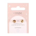 Citrine Semi Precious Crystal Earrings | Inspired Creative Gifts | UK Supplier