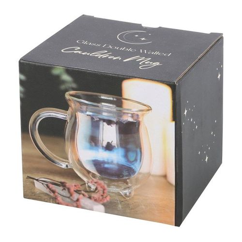 Clear Double Walled Glass Cauldron Mug | Inspired Creative Gifts | UK Supplier