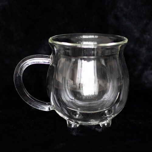 Clear Double Walled Glass Cauldron Mug | Inspired Creative Gifts | UK Supplier
