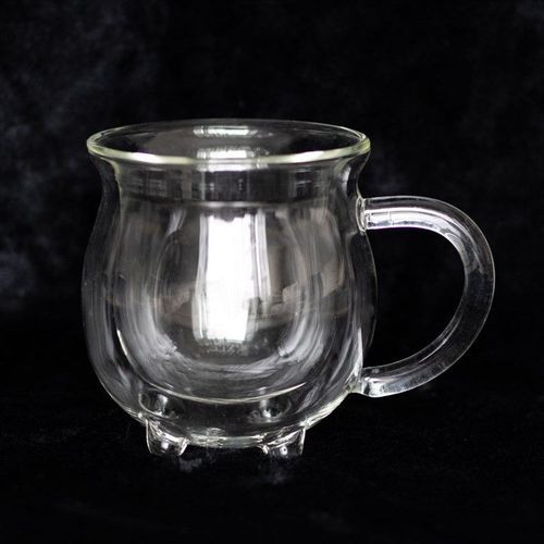 Clear Double Walled Glass Cauldron Mug | Inspired Creative Gifts | UK Supplier