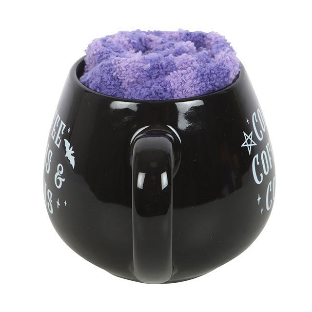 Coffee, Coffins & Covens Mug and Socks Set | Inspired Creative Gifts