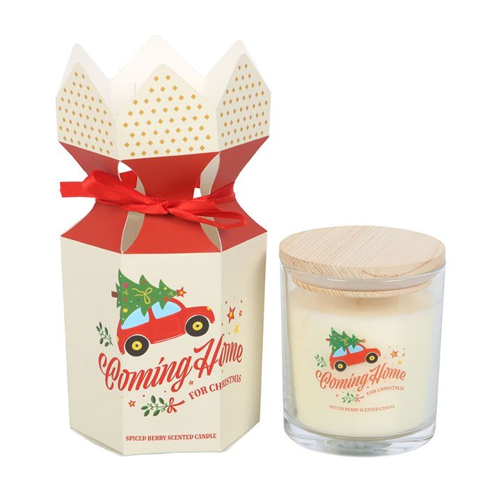 Coming Home for Christmas Spiced Berry Candle | Inspired Creative Gifts | UK Supplier