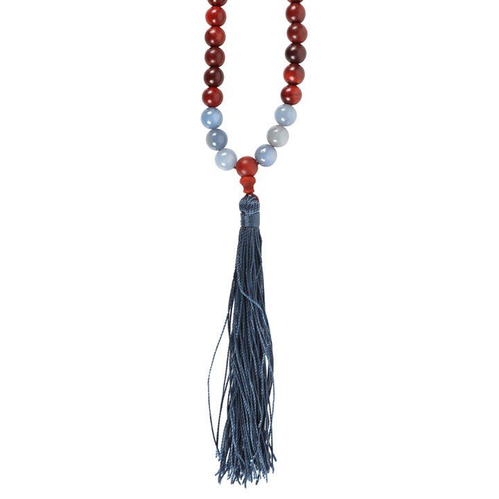Communication Rosewood & Sodalite Mallah Necklace | Inspired Creative Gifts | UK Supplier