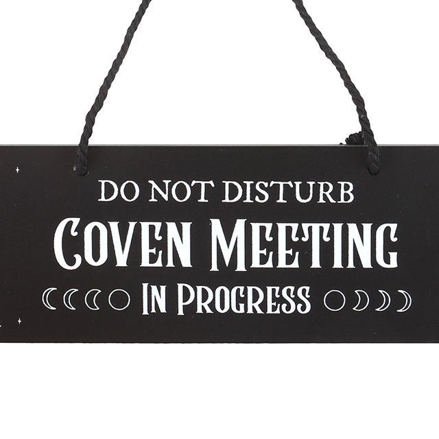 Coven Meeting in Progress Hanging Sign | Inspired Creative Gifts | UK Supplier