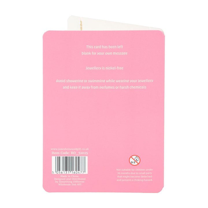 Cowboy Boot Necklace on Greeting Card | Inspired Creative Gifts | UK Supplier