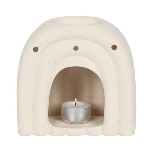 Cream Speckle Arch Oil Burner | Inspired Creative Gifts | UK Supplier