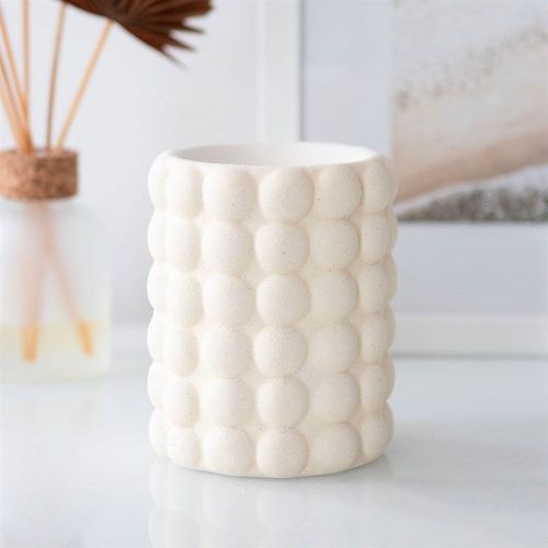 Cream Speckle Bubble Oil Burner | Inspired Creative Gifts | UK Supplier