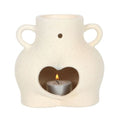 Cream Speckle Bum Oil Burner | Inspired Creative Gifts | UK Supplier