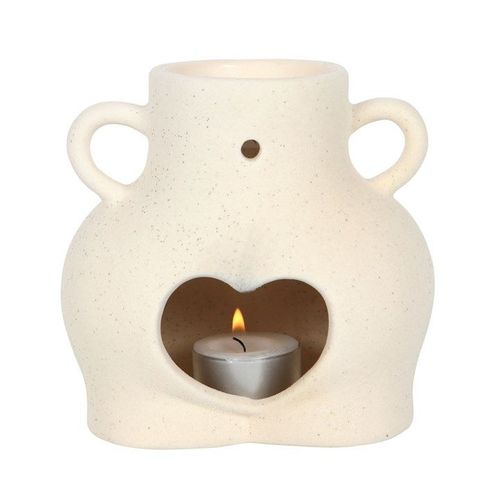 Cream Speckle Bum Oil Burner | Inspired Creative Gifts | UK Supplier