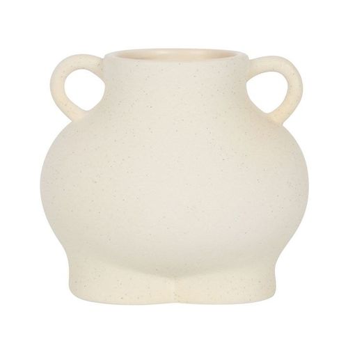 Cream Speckle Bum Plant Pot | Inspired Creative Gifts | UK Supplier
