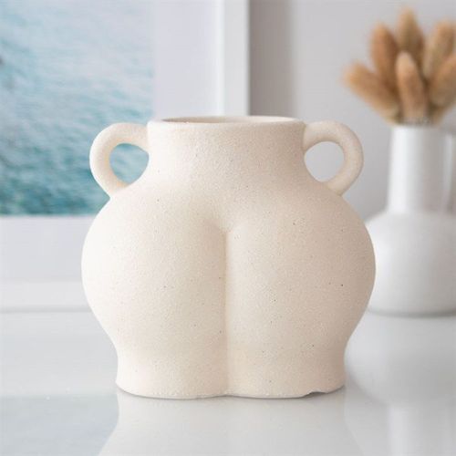 Cream Speckle Bum Plant Pot | Inspired Creative Gifts | UK Supplier