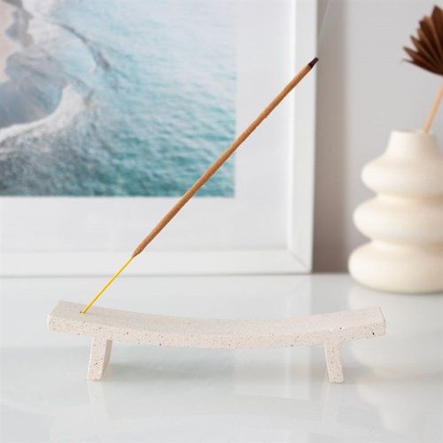 Cream Speckle Incense Ash Catcher | Inspired Creative Gifts | UK Supplier
