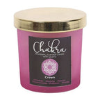 Crown Chakra Blackberry Crystal Chip Candle | Inspired Creative Gifts | UK Supplier
