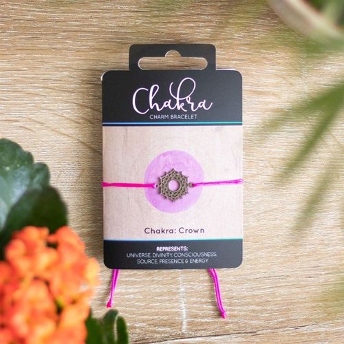 Crown Chakra Charm Bracelet | Inspired Creative Gifts | UK Supplier