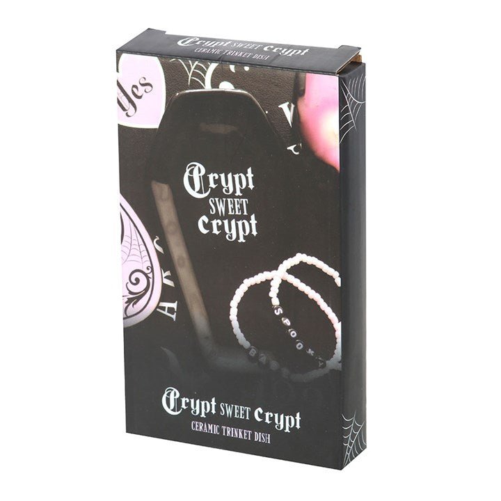 Crypt Sweet Crypt Coffin Trinket Tray | Inspired Creative Gifts | UK Supplier