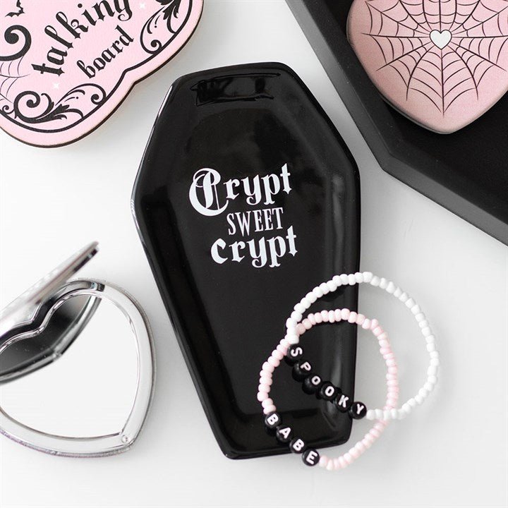 Crypt Sweet Crypt Coffin Trinket Tray | Inspired Creative Gifts | UK Supplier