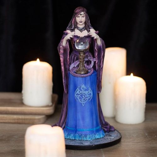 Crystal Ball Figurine by Anne Stokes | Inspired Creative Gifts | UK Supplier