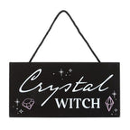 Crystal Witch Hanging Sign | Inspired Creative Gifts | UK Supplier