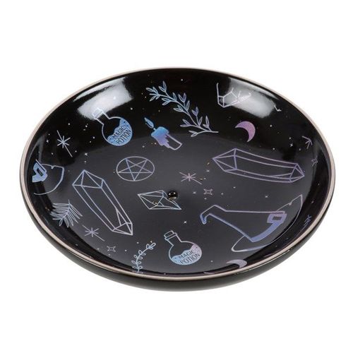 Crystal Witch Incense Holder Plate | Inspired Creative Gifts | UK Supplier
