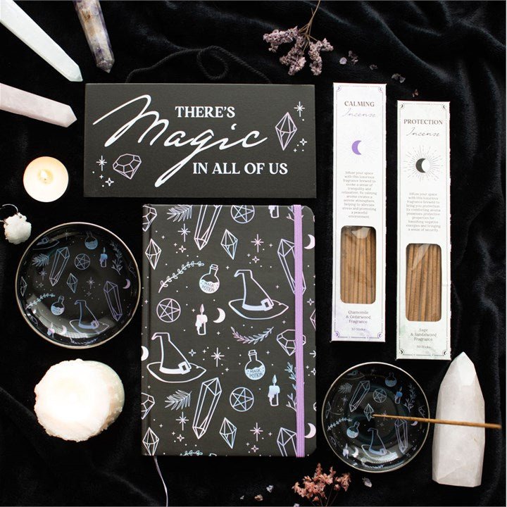 Crystal Witch Print A5 Notebook | Inspired Creative Gifts | UK Supplier