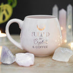 Crystals and Coffee Rounded Mug | Inspired Creative Gifts | UK Supplier