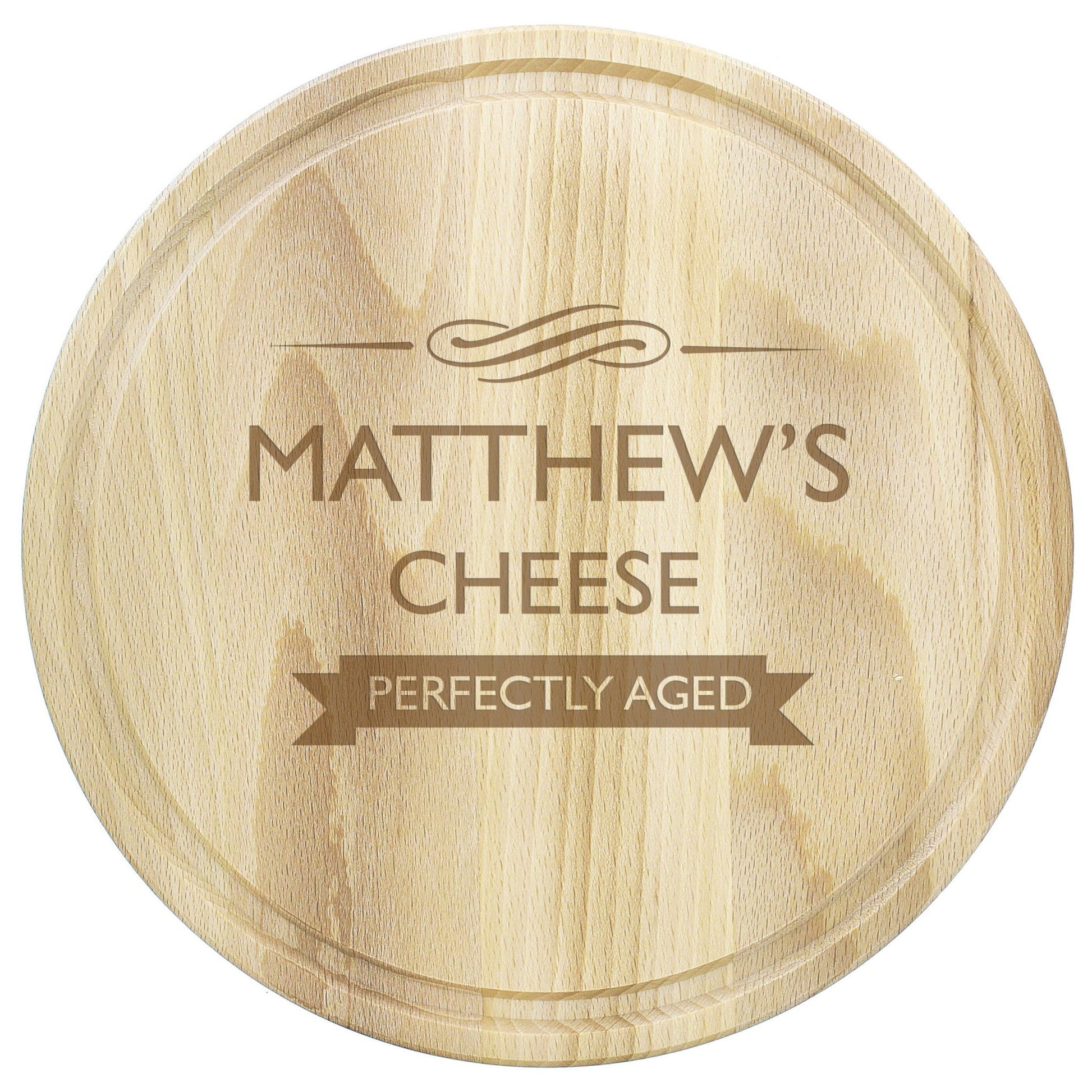 Custom Aged Round Chopping Board | Ideal Gift for Any Occasion! | Inspired Creative Gifts