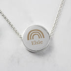 Custom Rainbow Disc Name Necklace, Personalized Name Necklace, Personalized Gifts for her, Birthday Gift for Her, Christmas Gifts | Inspired Creative Gifts | UK Supplier