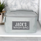 Customizable Grey Travel Toiletry Bag | Personalised & Practical | Inspired Creative Gifts | UK Supplier