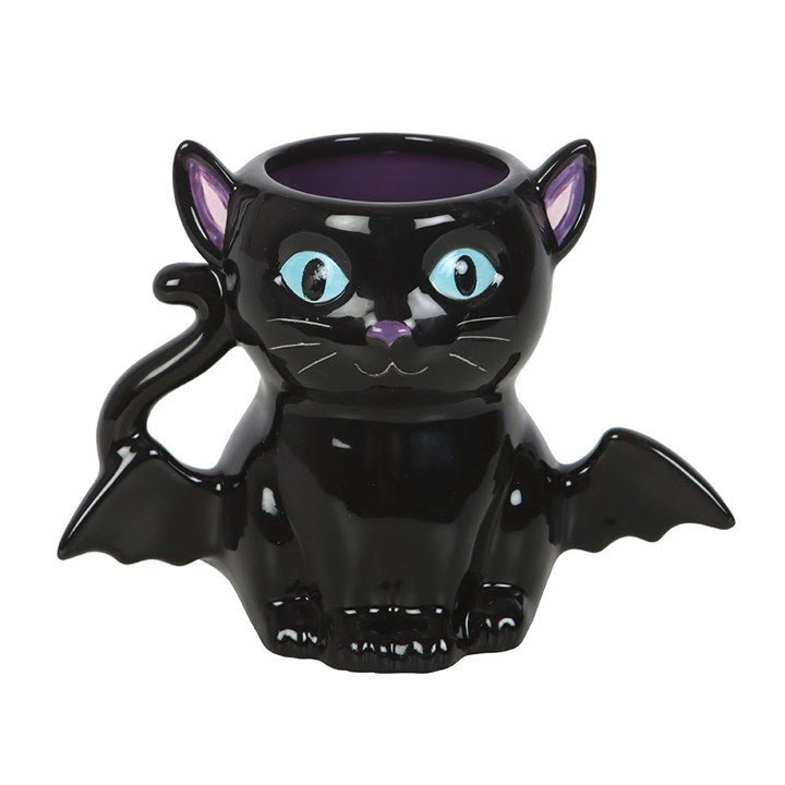Cute and Creepy Bat Cat Mug | Inspired Creative Gifts | UK Supplier