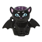 Cute and Creepy Bat Cat Oil Burner and Wax Warmer | Inspired Creative Gifts | UK Supplier