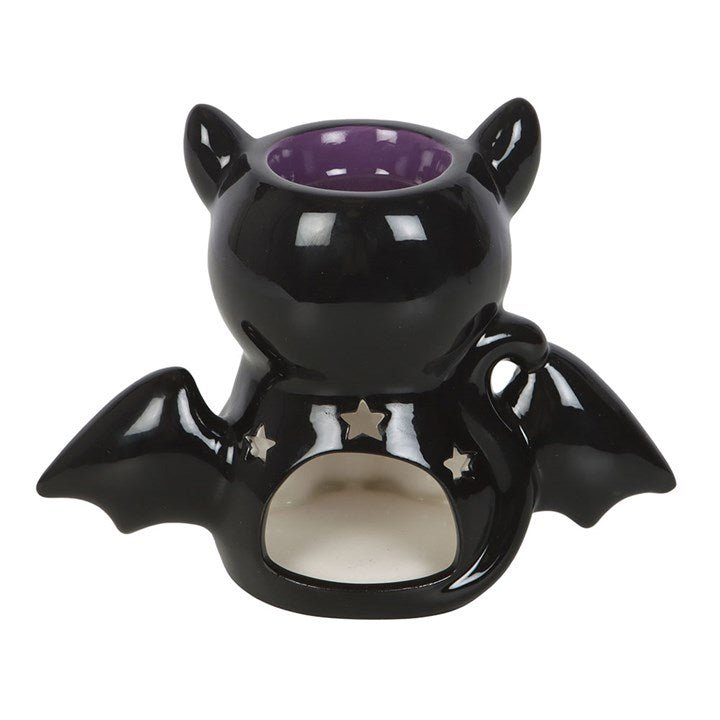 Cute and Creepy Bat Cat Oil Burner and Wax Warmer | Inspired Creative Gifts | UK Supplier