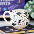 Cute and Creepy Cat Print Rounded Mug | Inspired Creative Gifts | UK Supplier
