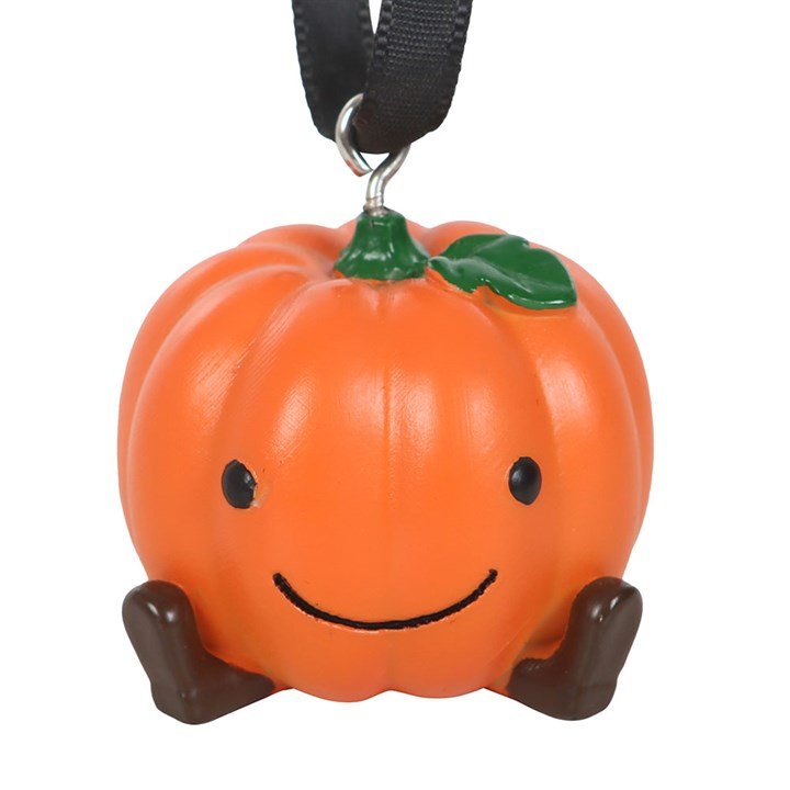 Cute Smiling Pumpkin Hanging Ornament | Inspired Creative Gifts | UK Supplier