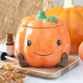 Cute Smiling Pumpkin Oil Burner and Wax Warmer | Inspired Creative Gifts | UK Supplier